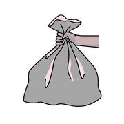 Accueil-ordures sac